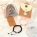 KINGSIN Couples Magnetic Mutual Attraction Bracelets Matte Agate Bracelet Vows of Eternal Love Charms Adjustable Jewelry Gifts Set for Lover Women Men-Black and pink crown
